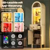 Mobiletto da bagno Merax con illuminazione a LED, mobiletto Anteprima dell’immagine prodotto 5