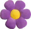 Dekokissen Blume lila gelb Ø 50 cm Produktbild-Vorschau 1