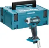 A teal Makita impact driver and its storage case are shown against a white background. Podgląd zdjęcia produktu