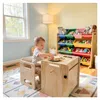 Buxibo Montessori kinderstoel - Verstelbare en inklapbare Productafbeelding-voorbeeld 2