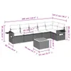 7-tlg. Garten-Lounge-Set, modular mit Stauraum, Produktbild-Vorschau 3