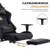 CRELIV -Ergonomischer Gamingstuhl aus Samt mit Produktbild-Vorschau 3