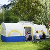 Outsunny Tunnelzelt Wetterfest Campingzelt für 4 Personen Produktbild-Vorschau 2