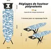 STANEW Table à Repasser 122 x 38 cm,Planche à Repasser Voir les images du produit 2