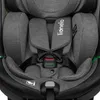 A close-up view of the interior of a car seat, focusing on the harness system and padding. Voir les images du produit