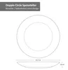 Ritzenhoff Doppio Circle 4er Set Speiseteller Essteller Produktbild-Vorschau 5