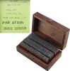 Kurtzy Stempel Set Holz & Gummi, Buchstaben Stempel Produktbild-Vorschau 8
