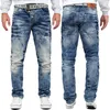 Cipo & Baxx Herren Regular Fit Jeans Stonewashed CD346 Blue Produktbild-Vorschau 7