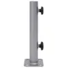 vidaXL Pied de parasol pour mât Ø32/34/38 mm Argenté Acier Voir les images du produit 2
