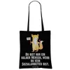 Mr. & Mrs. Panda Tote Bag Sozialarbeiter Herz - Schwarz - Produktbild-Vorschau 3