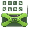 A green and gray emergency radio with icons above it. Produktbild-Vorschau
