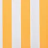vidaXL Telo per tenda da sole giallo e bianco 4x3 m (senza Anteprima dell’immagine prodotto 10