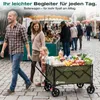 Sekey Bollerwagen faltbar 150 kg mit Bremsen, klappbarer Produktbild-Vorschau 2