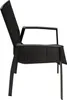 A side view of a black armchair. Produktbild-Vorschau