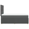 Möbel Boxspringbett mit Matratze Dunkelgrau 100x200 cm Produktbild-Vorschau 7