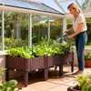 Vaso rialzato da balcone, fioriera da giardino per erbe Anteprima dell’immagine prodotto 3