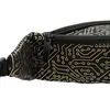 Schwarze Bauchtasche mit Reißverschluss 37x9x7 STARPAK Produktbild-Vorschau 5
