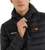 Close-up of a man wearing a black puffer jacket. Produktbild-Vorschau