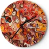 Wanduhr - Rund - Glasuhr - Abstraktion modern - 40x40cm - Produktbild-Vorschau 1