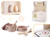 Cuisine enfant rétro en bois MDF avec accessoires BOHO Voir les images du produit 4