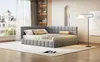 Letto imbottito 160 x 200 cm, modello divano letto, con Anteprima dell’immagine prodotto 9