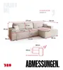 BroMARKT Ecksofa ADI XL Schlaffunktion Bettkasten L-Form Produktbild-Vorschau 10