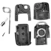 A collage of disassembled parts of a car key remote. Produktbild-Vorschau