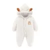 Dojčenská zimná kombinéza Bear Outfit Novorodenecký kabátik Náhľad obrázku produktu 1