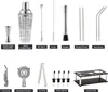 Cocktail Set(17-tlg), Edelstahl Barkeeper Set, Cocktail Produktbild-Vorschau 3