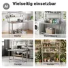 Wiltec roestvrijstalen werkbank, 120x60x145 cm, Productafbeelding-voorbeeld 7