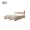 Flieks Hydraulisches Polsterbett 180x200cm mit LED, Produktbild-Vorschau 5