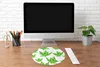 MuchoWow® Mauspad Mousepad Aloe Vera - Muster - Pflanzen Produktbild-Vorschau 4