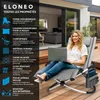ELONEO chaise longue à bascule Outdoor avec sac, chaise Voir les images du produit 3