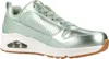 A side view of a single green sneaker against a white background. Anteprima dell’immagine prodotto