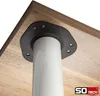 SOTECH Tischbein 60 x 1100 mm weiß – runder Stahl-Tischfuß, Produktbild-Vorschau 3