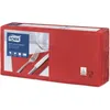 Tork Serviette 477861 33x33cm 3lg. 1/4 Falz rot 150 Produktbild-Vorschau 3