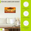 ARTland Leinwandbild Afrikanische Landschaft II Größe: Produktbild-Vorschau 2
