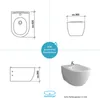 Alpenberger Hänge-WC + Hänge-Bidet + WC-Sitz | Wand-WC mit Produktbild-Vorschau 7