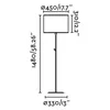 MAMBO Stehlampe schwarz/rattan 64313-49 Produktbild-Vorschau 5