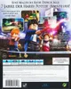 The back of a video game case for Lego Harry Potter Collection, showing game characters and promotional text. Produktbild-Vorschau
