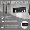 LuxeBath Nástěnná výklenek z nerezové oceli, 90x30x10 cm, Náhled obrázku produktu 4