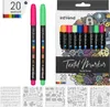 int!rend zestaw 25 markerów do tkanin I 20 kolorowych, Podgląd zdjęcia produktu 2
