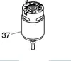 Makita 629A62-1 Gleichstrom Motor 18V Für DUN461 Produktbild-Vorschau 3