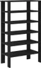 vidaXL Schuhregal Schwarz 61x32x105 cm Holzwerkstoff Produktbild-Vorschau 1