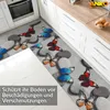 Küchenläufer LUIGI Schmetterlinge pflegeleicht hochwertig Produktbild-Vorschau 7