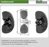 Sackkarrenrad Luftrad 260x85 mm 3.00-4 60 mm Nabenlänge Produktbild-Vorschau 6