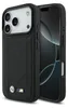 Étui MagSafe iPhone 17 Pro similicuir noir logo BMW métal Voir les images du produit 1