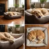 4L Textil TEO Hundekorb mittelgroße Hunde Kuscheliges Produktbild-Vorschau 5