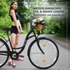 Milord Komfort Fahrrad Mit Weidenkorb Damenfahrrad, 28 Produktbild-Vorschau 4