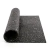 A rolled-up mat is partially unrolled on a white background. Produktbild-Vorschau